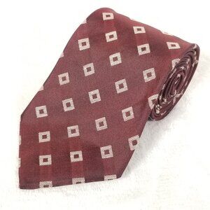 Armani Collezioni Men Tie Made in Italy Geometrics W 3 3/8 by L 57 1/8 EUC